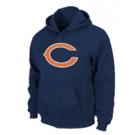 Chicago Bears Logo Pullover Hoodie D.Blue