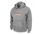 Cincinnati Bengals Authentic font Pullover Hoodie Grey
