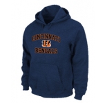 Cincinnati Bengals Heart & Soul Pullover Hoodie D.Blue