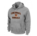 Cincinnati Bengals Heart & Soul Pullover Hoodie Grey