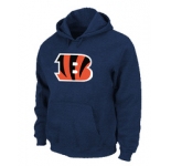Cincinnati Bengals Logo Pullover Hoodie D.Blue
