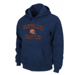 Cleveland Browns Heart & Soul Pullover Hoodie D.Blue