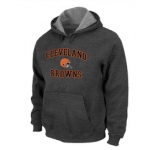 Cleveland Browns Heart & Soul Pullover Hoodie D.GREY