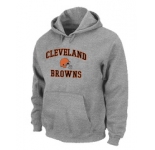 Cleveland Browns Heart & Soul Pullover Hoodie Grey
