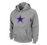Dallas Cowboys Logo Pullover Hoodie Grey