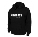 Dallas Cowboys font Pullover Hoodie Black