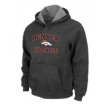 Denver Broncos Heart & Soul Pullover Hoodie D.Grey