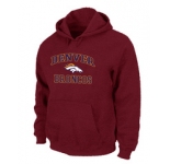 Denver Broncos Heart & Soul Pullover Hoodie Red