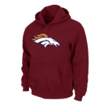 Denver Broncos Logo Pullover Hoodie RED