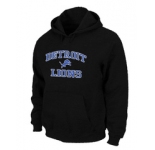 Detroit Lions Heart & Soul Pullover Hoodie Black