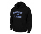 Detroit Lions Heart & Soul Pullover Hoodie Black