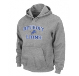 Detroit Lions Heart & Soul Pullover Hoodie Grey