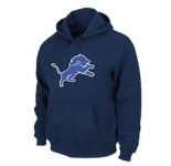 Detroit Lions Logo Pullover Hoodie D.Blue