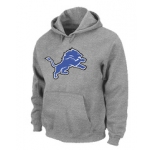 Detroit Lions Logo Pullover Hoodie Grey