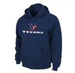 Houston Texans Authentic Logo Pullover Hoodie D.Blue