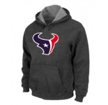 Houston Texans Logo Pullover Hoodie D.Grey