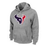 Houston Texans Logo Pullover Hoodie Grey