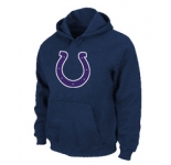 Indianapolis Colts Logo Pullover Hoodie D.Blue