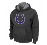 Indianapolis Colts Logo Pullover Hoodie D.Grey