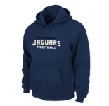 Jacksonville Jaguars Authentic font Pullover Hoodie D.Blue