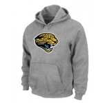 Jacksonville Jaguars Logo Pullover Hoodie Grey