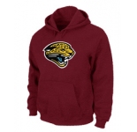 Jacksonville Jaguars Logo Pullover Hoodie RED