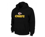 Kansas City Chiefs Authentic Logo Pullover Hoodie Black