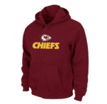 Kansas City Chiefs Authentic Logo Pullover Hoodie RED