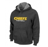 Kansas City Chiefs Authentic font Pullover Hoodie D.Grey