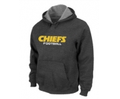 Kansas City Chiefs Authentic font Pullover Hoodie D.Grey
