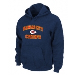 Kansas City Chiefs Heart & Soul Pullover Hoodie D.Blue