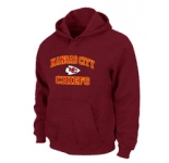Kansas City Chiefs Heart & Soul Pullover Hoodie Red