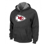 Kansas City Chiefs Logo Pullover Hoodie D.Grey