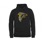 Mens Atlanta Falcons Pro Line Black Gold Collection Pullover Hoodie