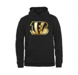 Mens Cincinnati Bengals Pro Line Black Gold Collection Pullover Hoodie