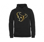 Mens Houston Texans Pro Line Black Gold Collection Pullover Hoodie