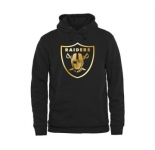 Mens Oakland Raiders Pro Line Black Gold Collection Pullover Hoodie