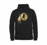 Mens Washington Redskins Pro Line Black Gold Collection Pullover Hoodie