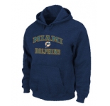 Miami Dolphins Heart & Soul Pullover Hoodie D.Blue