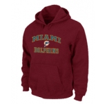 Miami Dolphins Heart & Soul Pullover Hoodie RED