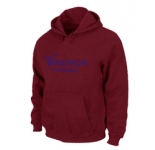 Minnesota Vikings Authentic font Pullover Hoodie Red