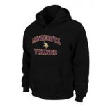 Minnesota Vikings Heart & Soul Pullover Hoodie Black