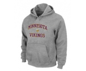 Minnesota Vikings Heart & Soul Pullover Hoodie Grey
