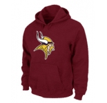 Minnesota Vikings Logo Pullover Hoodie RED