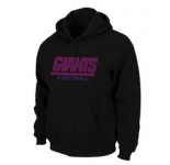 New England Patriots Authentic font Pullover Hoodie Black