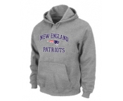New England Patriots Heart & Soul Pullover Hoodie Grey