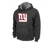 New York Giants Authentic Logo Pullover Hoodie D.Grey