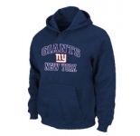 New York Giants Heart & Soul Pullover Hoodie D.Blue