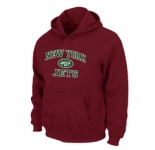 New York Jets Heart & Soul Pullover Hoodie Red