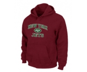 New York Jets Heart & Soul Pullover Hoodie Red